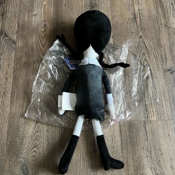 Jay Franco Addams Family Wednesday Adams Plush Stuffed Pillow Buddy Goth NWT - Picture 10 of 12